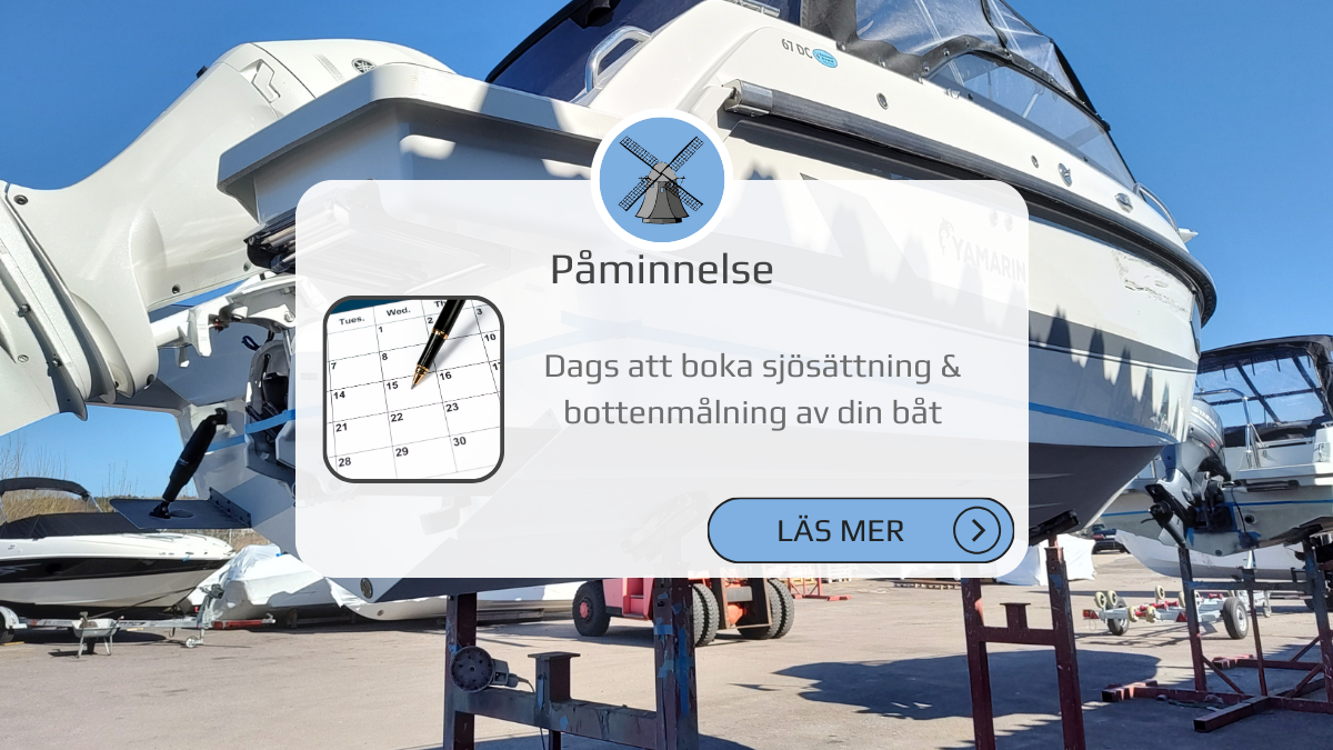Sjösättning, Bottenmålning m.m.